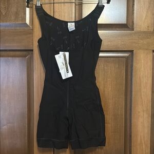 Women's Black Shapewear Colombian Bodysuit Mely’Belt ( faja colombiana )